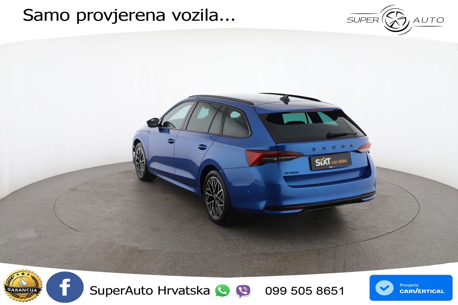 Škoda Octavia Combi 2.0 TDI (150 KS) DSG SportLine LED+GR SJED+ACC