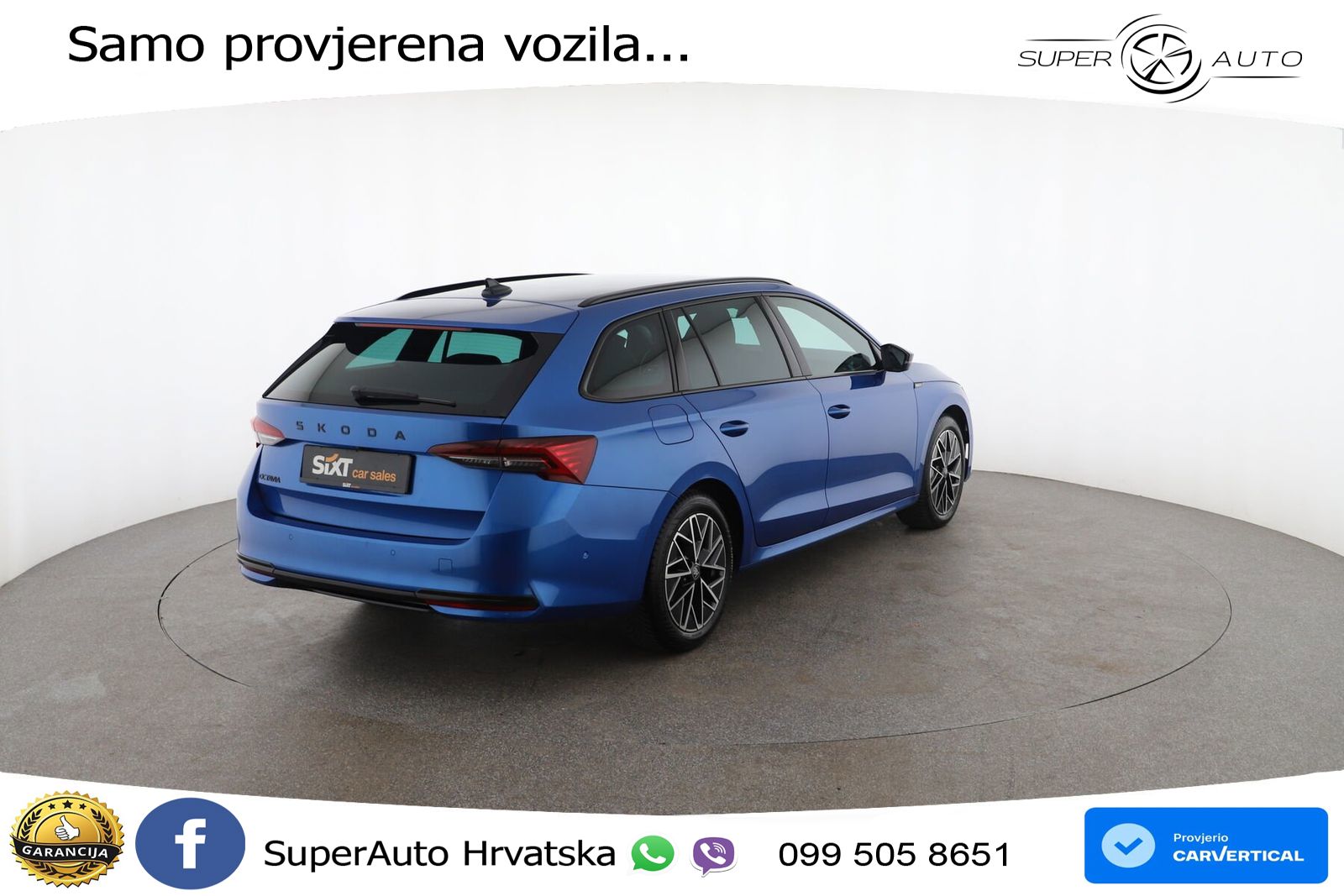 Škoda Octavia Combi 2.0 TDI (150 KS) DSG SportLine LED+GR SJED+ACC