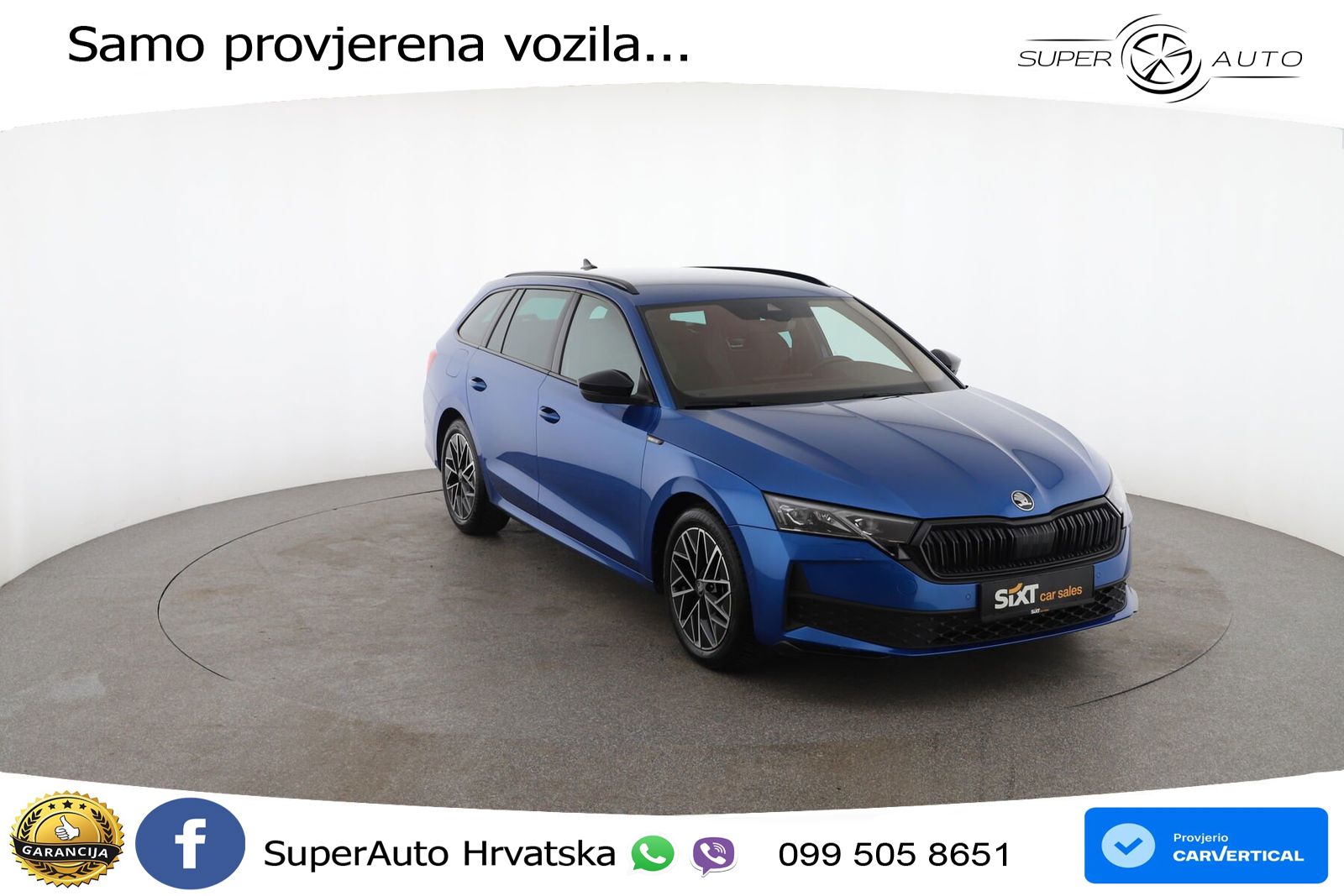 Škoda Octavia Combi 2.0 TDI (150 KS) DSG SportLine LED+GR SJED+ACC