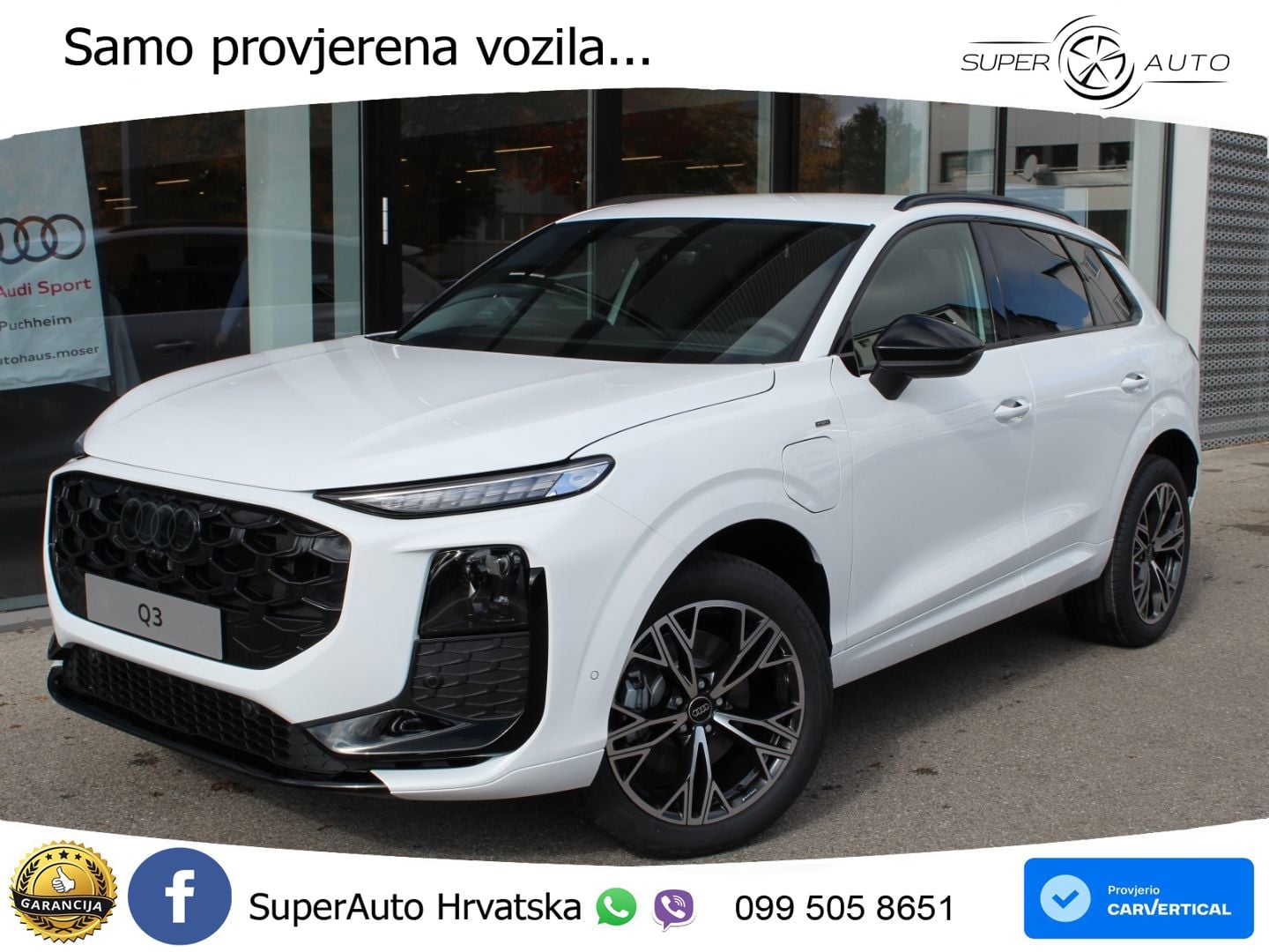 Audi Q3 1.5 TFSIe (272 KS) S tronic S line LED+GR SJED+ACC