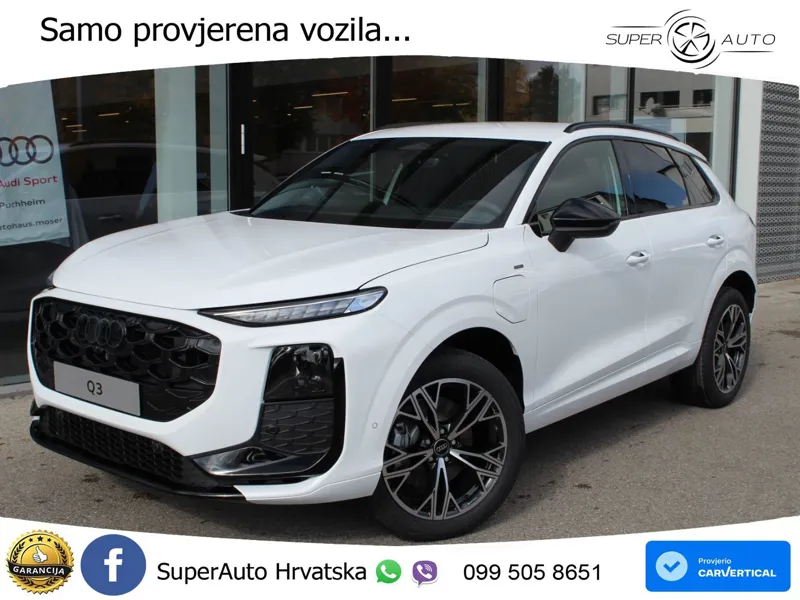 Audi Q3 1.5 TFSIe (272 KS) S tronic S line LED+GR SJED+ACC