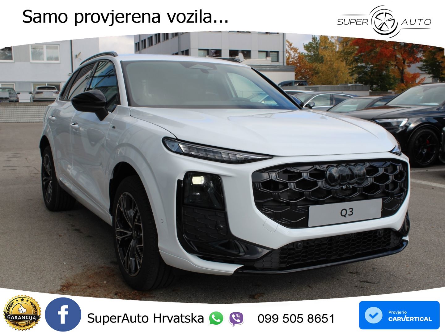 Audi Q3 1.5 TFSIe (272 KS) S tronic S line LED+GR SJED+ACC