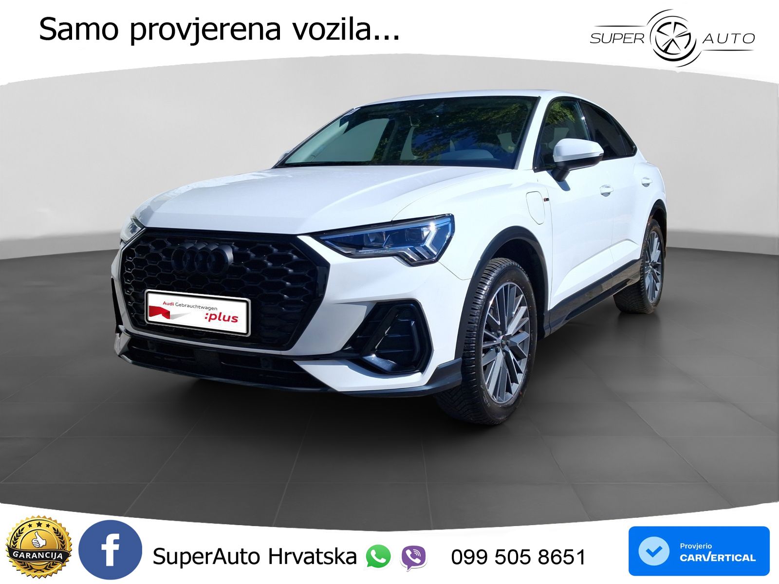 Audi Q3 Sportback 45 TFSIe (245 KS) S tronic S line LED+GR SJED+ACC