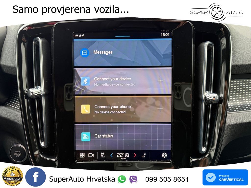 Volvo XC40 2.0 B3 163 KS Automatic LED+GR SJED+ACC