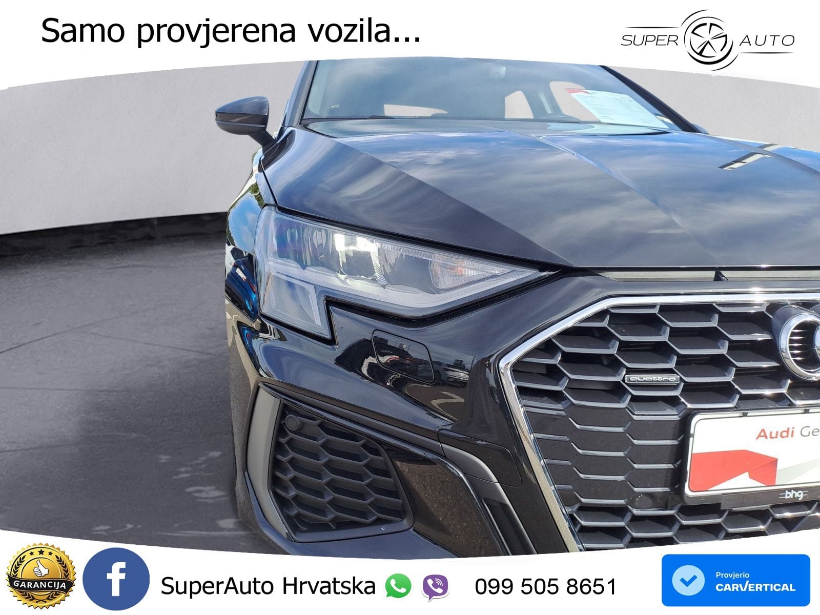 Audi A3 40 TDI (200 KS) quattro S tronic S line LED+GR SJED+ACC