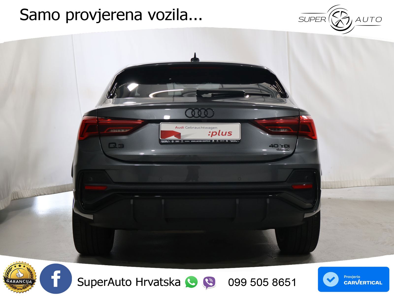 Audi Q3 Sportback 40 TDI (200 KS) quattro S tronic S line