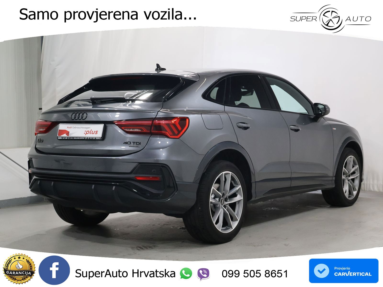 Audi Q3 Sportback 40 TDI (200 KS) quattro S tronic S line