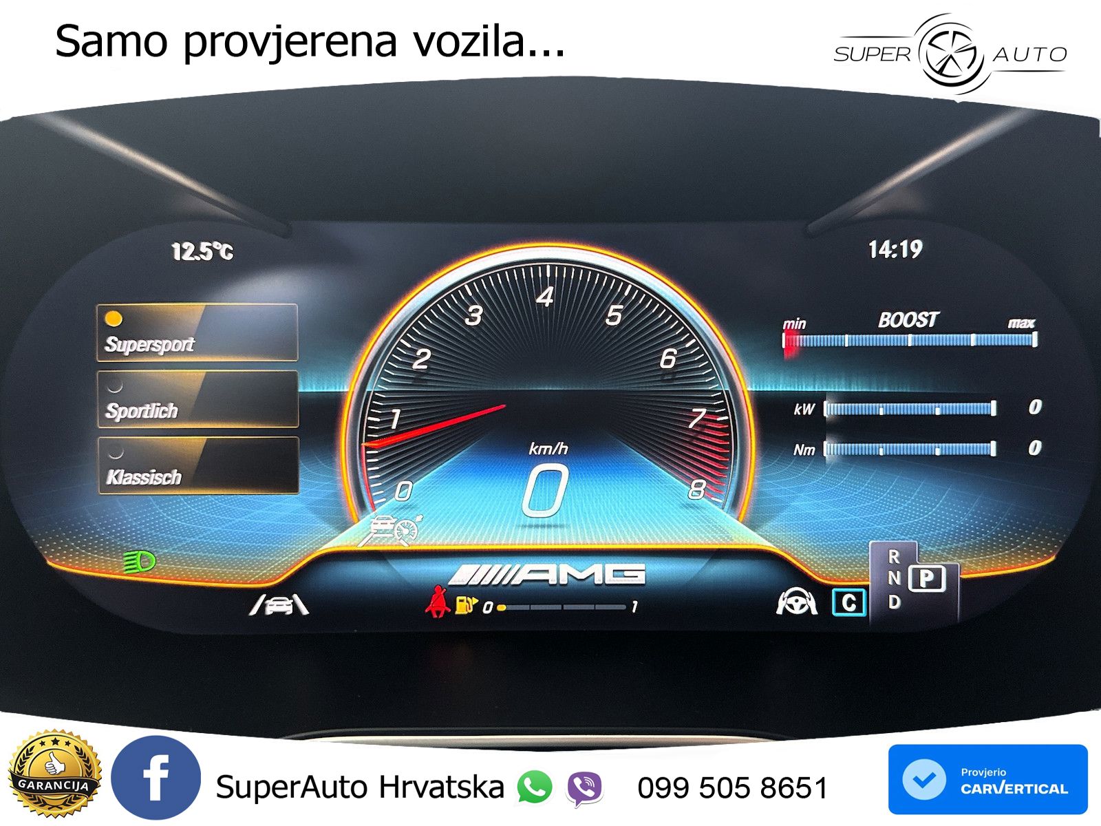 Mercedes GLC Coupe AMG 63 V8 (476 KS) 4MATIC+ MCT ZRAČNI+ACC+GR SJED+KAM