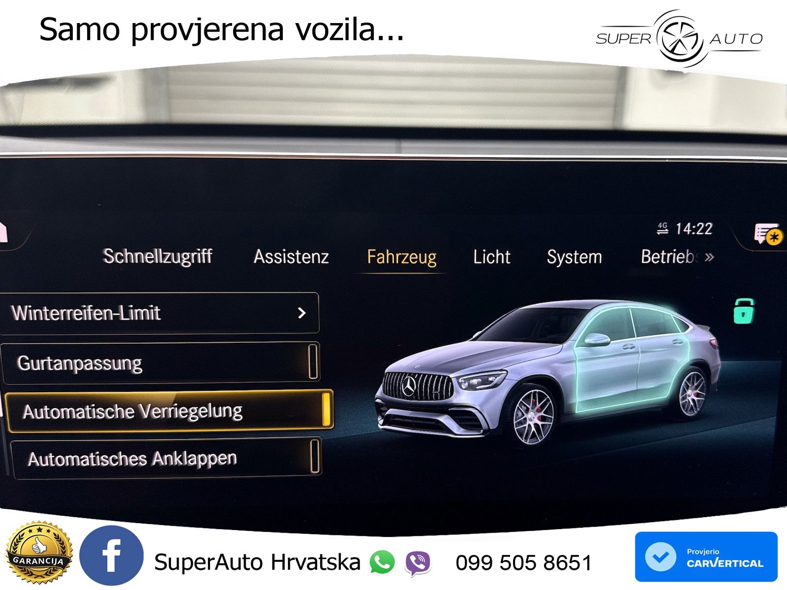 Mercedes GLC Coupe AMG 63 V8 (476 KS) 4MATIC+ MCT ZRAČNI+ACC+GR SJED+KAM