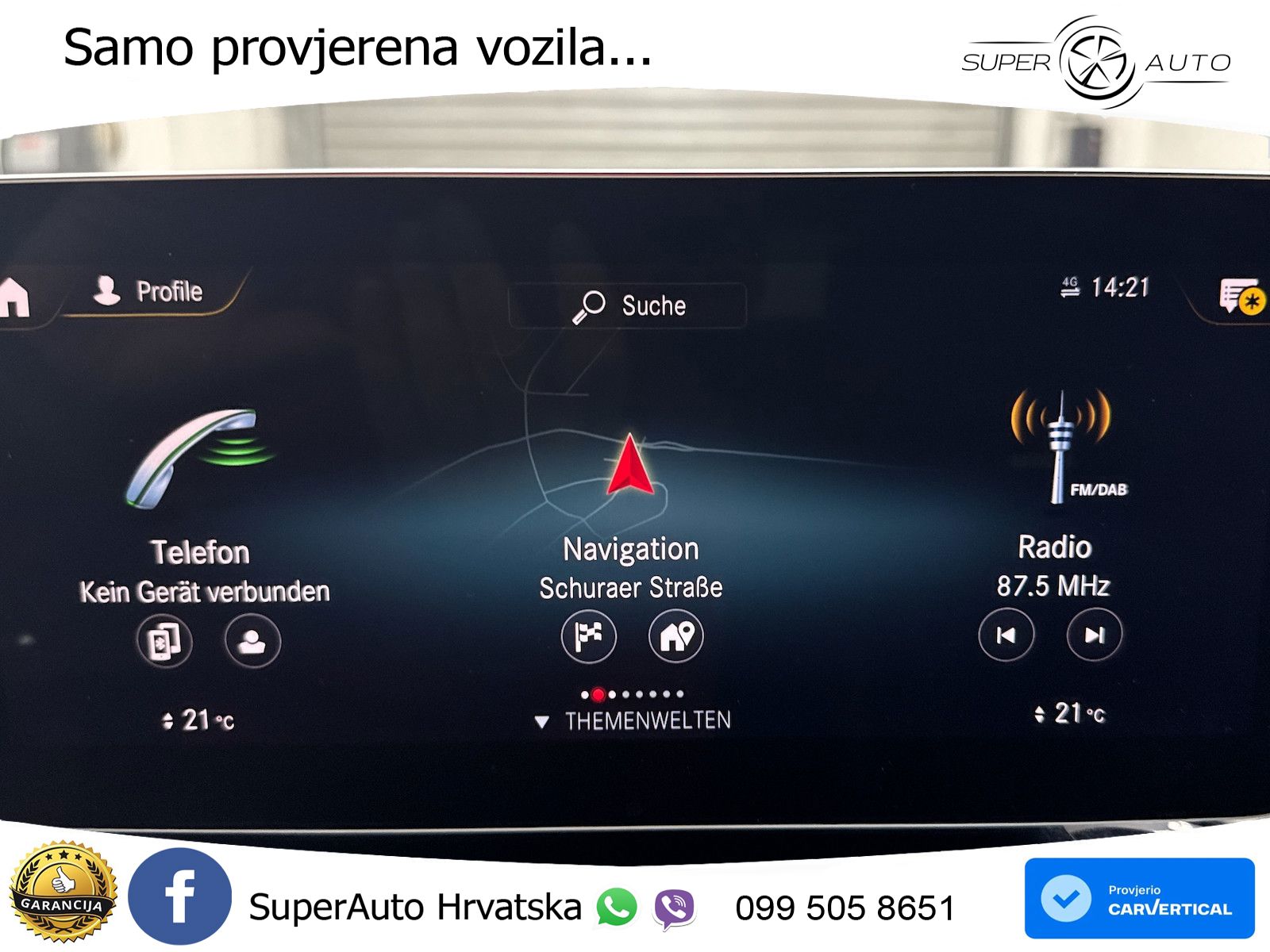 Mercedes GLC Coupe AMG 63 V8 (476 KS) 4MATIC+ MCT ZRAČNI+ACC+GR SJED+KAM