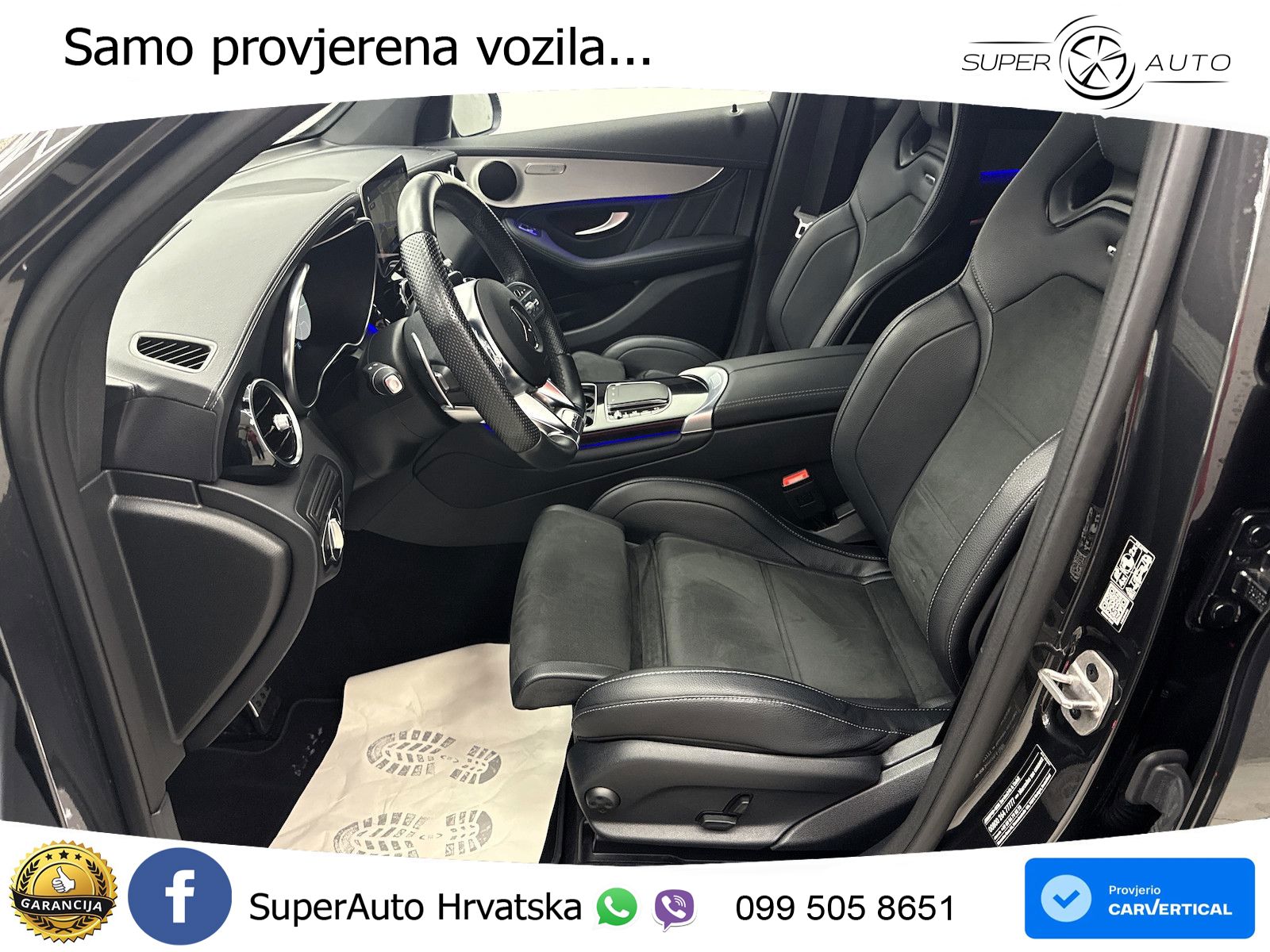 Mercedes GLC Coupe AMG 63 V8 (476 KS) 4MATIC+ MCT ZRAČNI+ACC+GR SJED+KAM