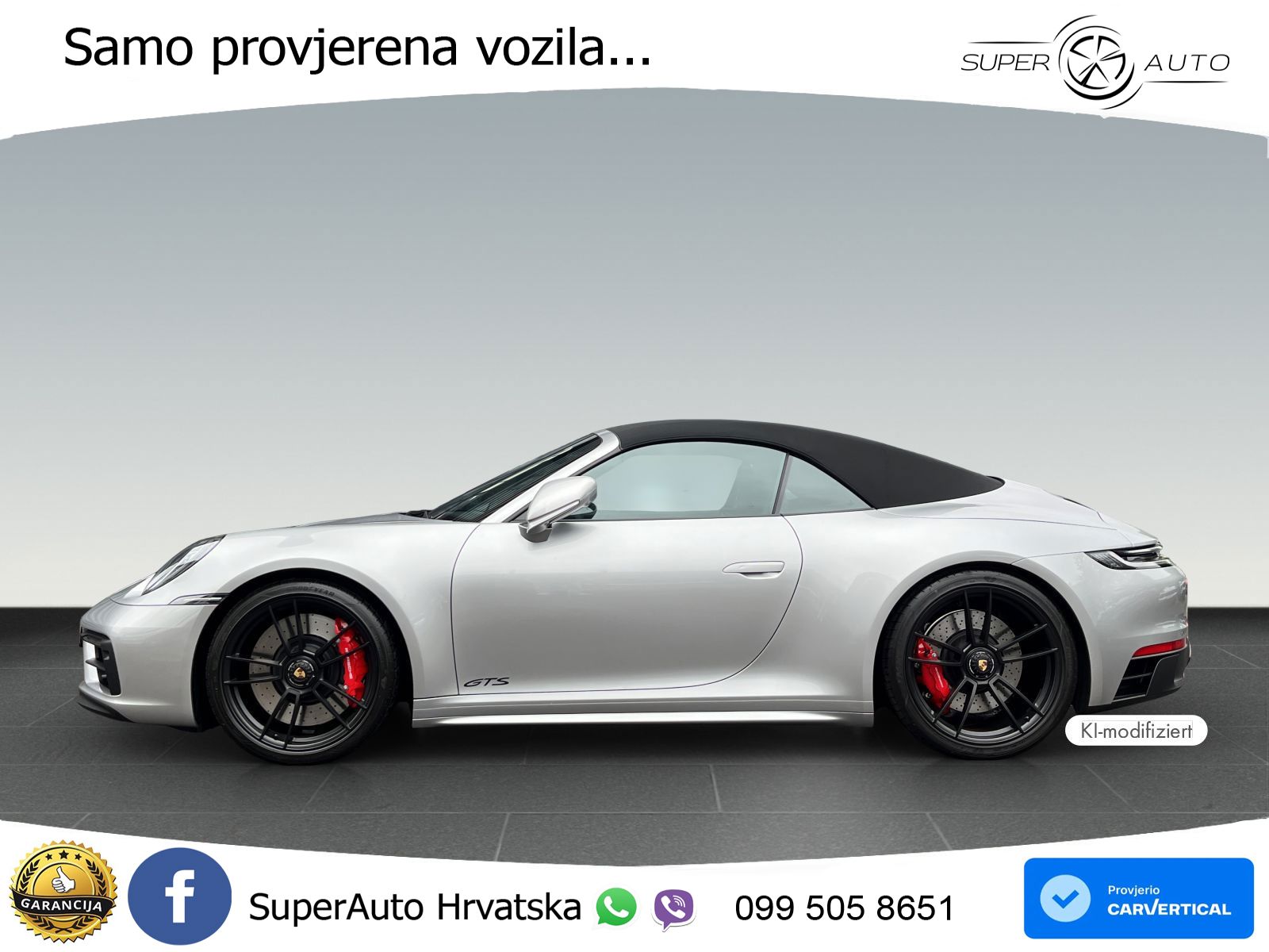 Porsche 911 Carrera GTS Cabriolet 3.0 (480 KS) PDK MATRIX+GR SJED+KAM