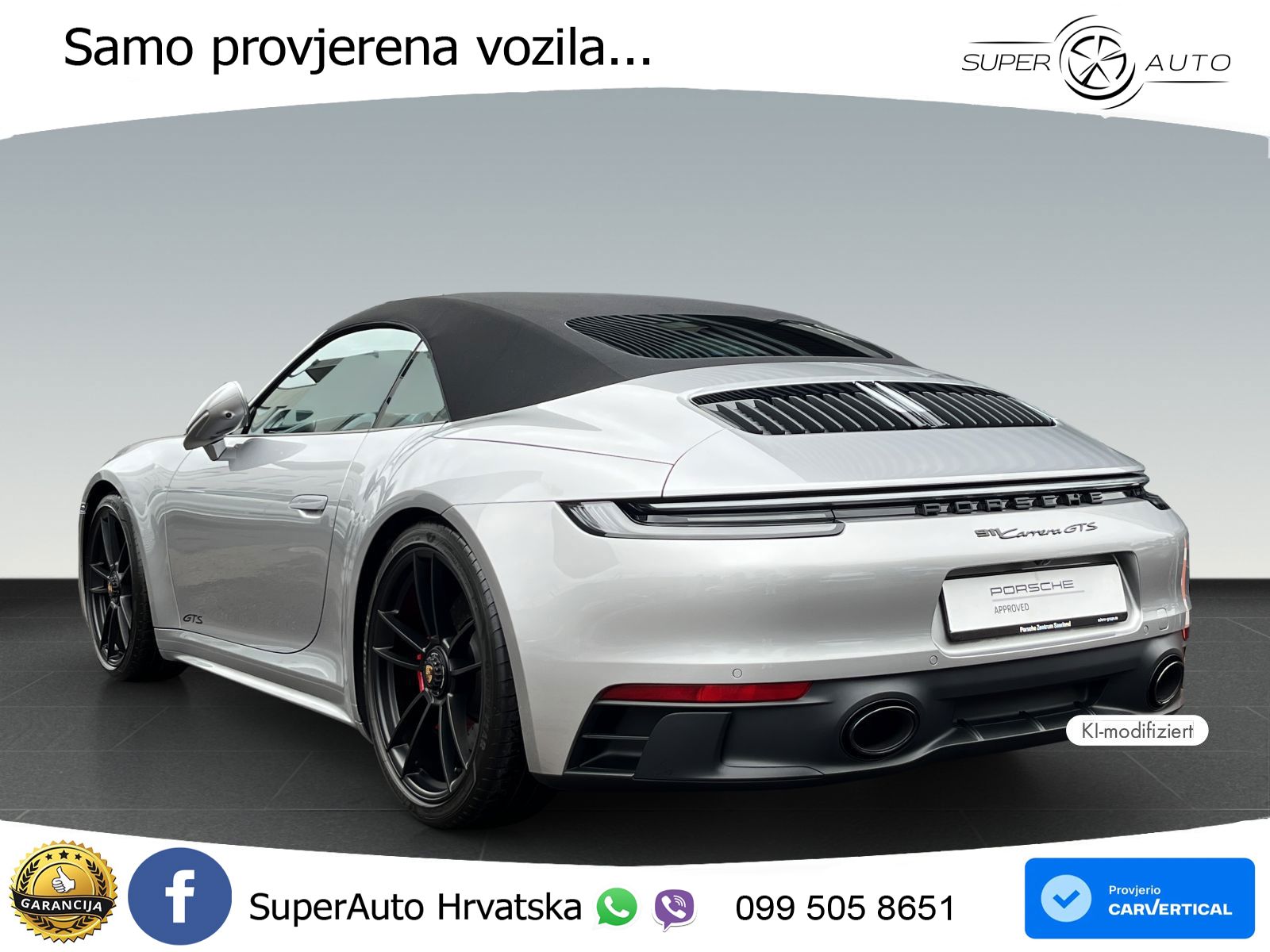 Porsche 911 Carrera GTS Cabriolet 3.0 (480 KS) PDK MATRIX+GR SJED+KAM