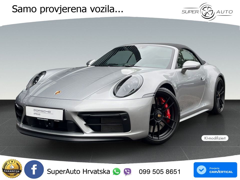 Porsche 911 Carrera GTS Cabriolet 3.0 (480 KS) PDK MATRIX+GR SJED+KAM