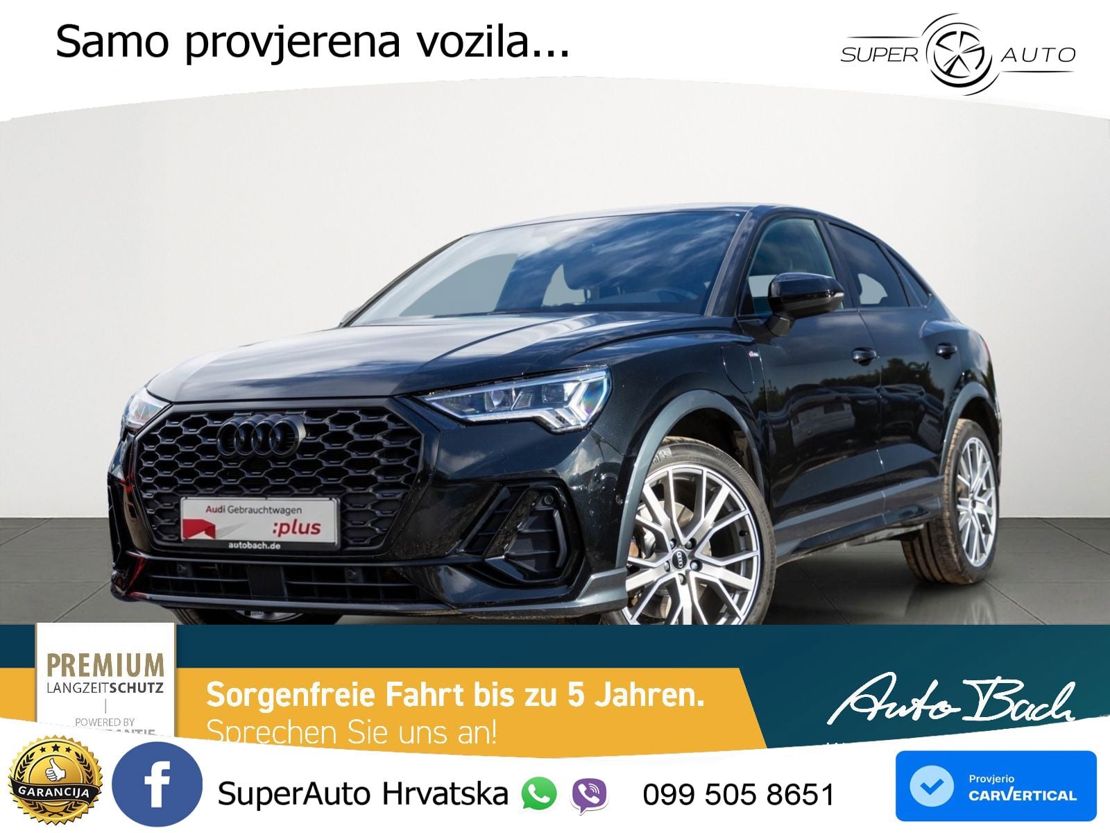 Audi Q3 Sportback 45 TFSIe (245 KS) S tronic S line LED+GR SJED+ACC