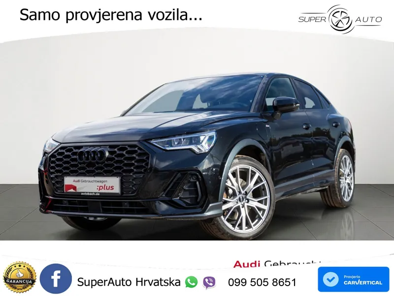 Audi Q3 Sportback 45 TFSIe (245 KS) S tronic S line LED+GR SJED+ACC