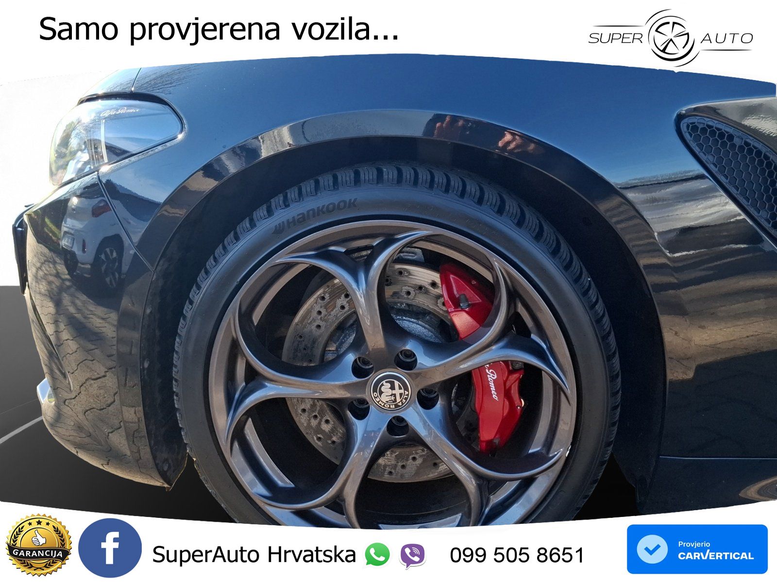 Alfa Romeo Giulia Quadrifoglio 2.9 V6 Bi-Turbo (520 KS) Automatic LED+GR SJED+ACC