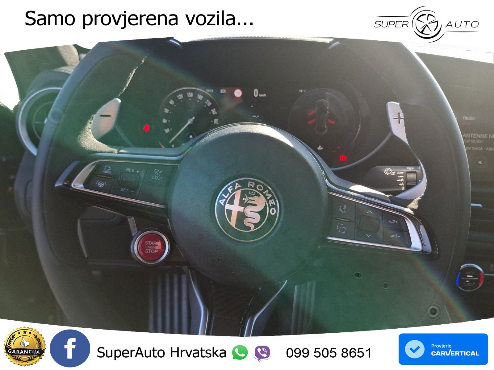Alfa Romeo Giulia Quadrifoglio 2.9 V6 Bi-Turbo (520 KS) Automatic LED+GR SJED+ACC