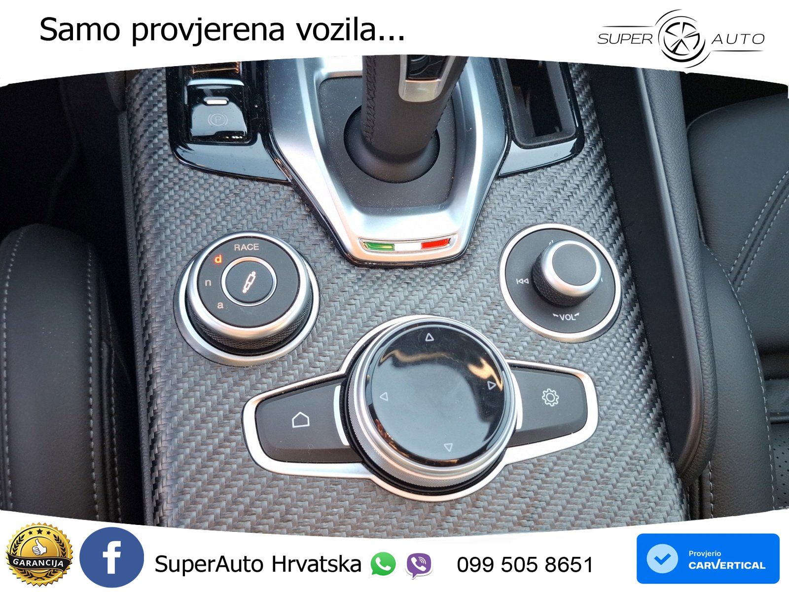 Alfa Romeo Giulia Quadrifoglio 2.9 V6 Bi-Turbo (520 KS) Automatic LED+GR SJED+ACC