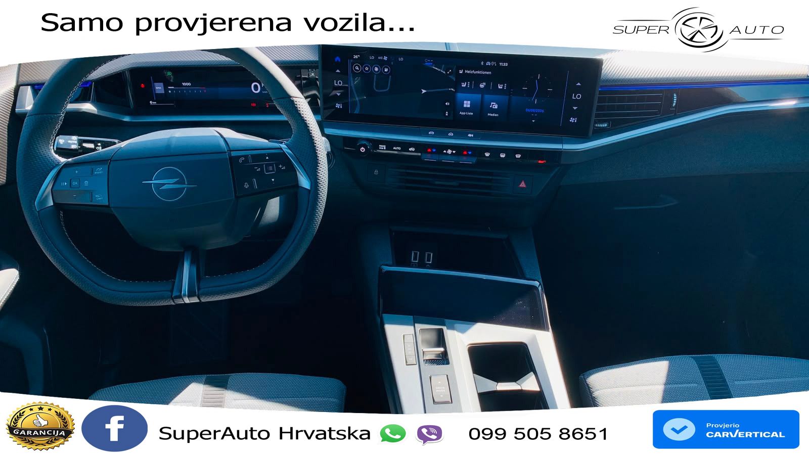 Opel Grandland 1.2 Turbo (145 KS) Hybrid eDCT GS LED+GR SJED+ACC