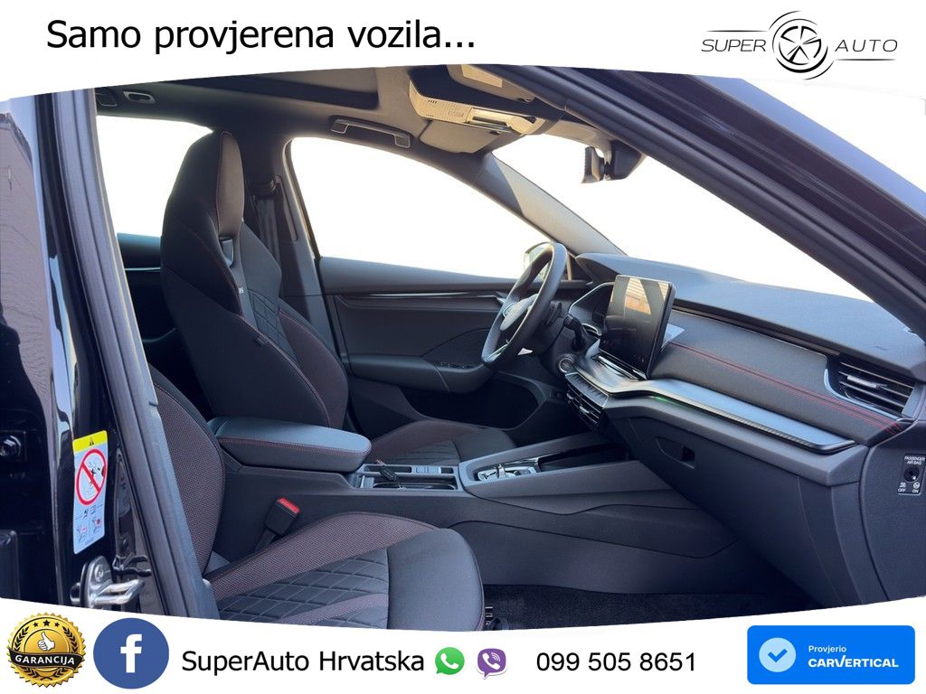 Škoda Octavia Combi RS 2.0 TSI (265 KS) DSG LED+GR SJED+ACC