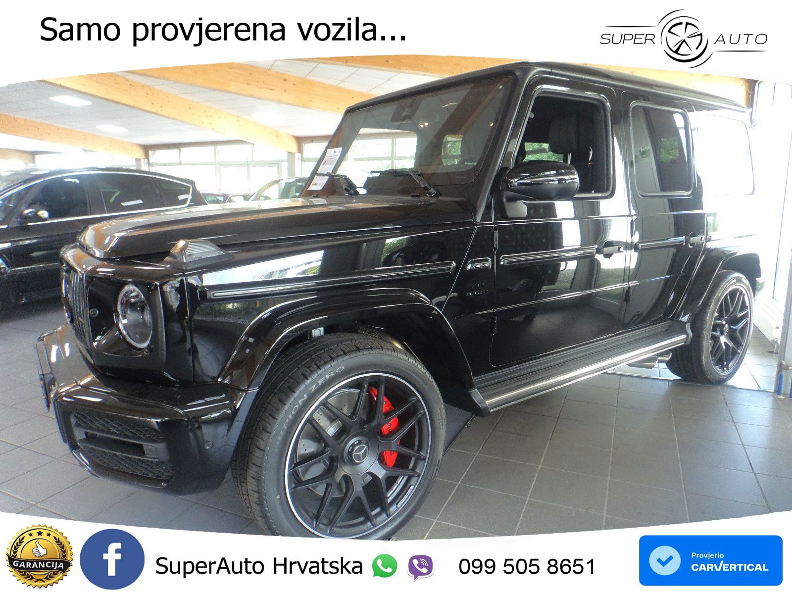 Mercedes AMG G 63 Long V8 (585 KS) 4MATIC 9G-TRONIC AMG SPEEDSHIFT TCT LED+GR SJED+ACC