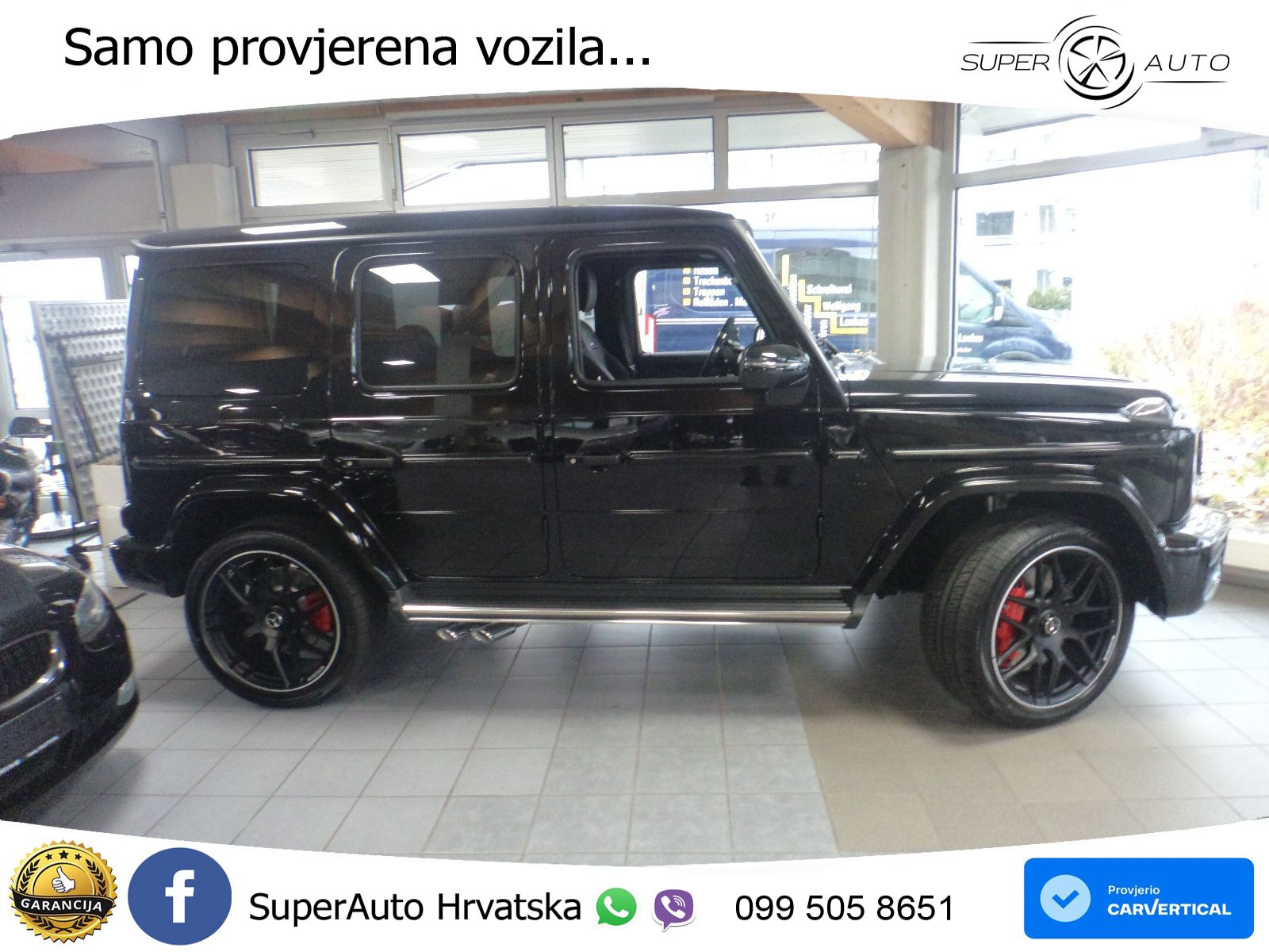 Mercedes AMG G 63 Long V8 (585 KS) 4MATIC 9G-TRONIC AMG SPEEDSHIFT TCT LED+GR SJED+ACC