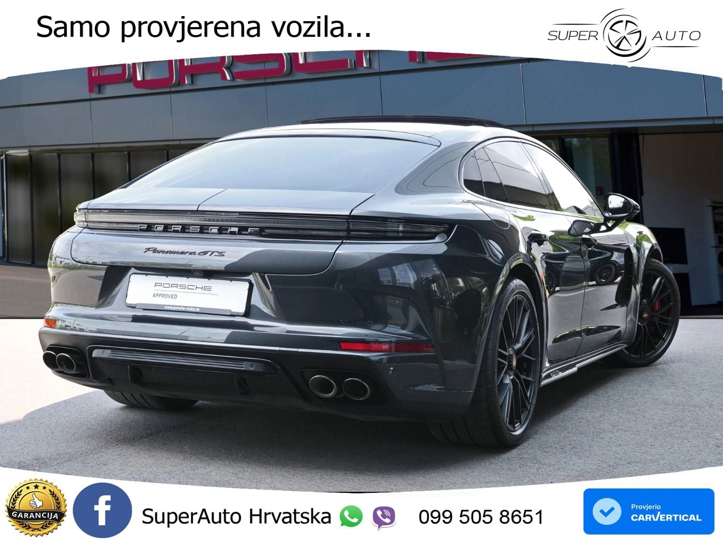 Porsche Panamera GTS 4.0 V8 (500 KS) PDK ACC+HEAD+4xGR SJED+360+PANO