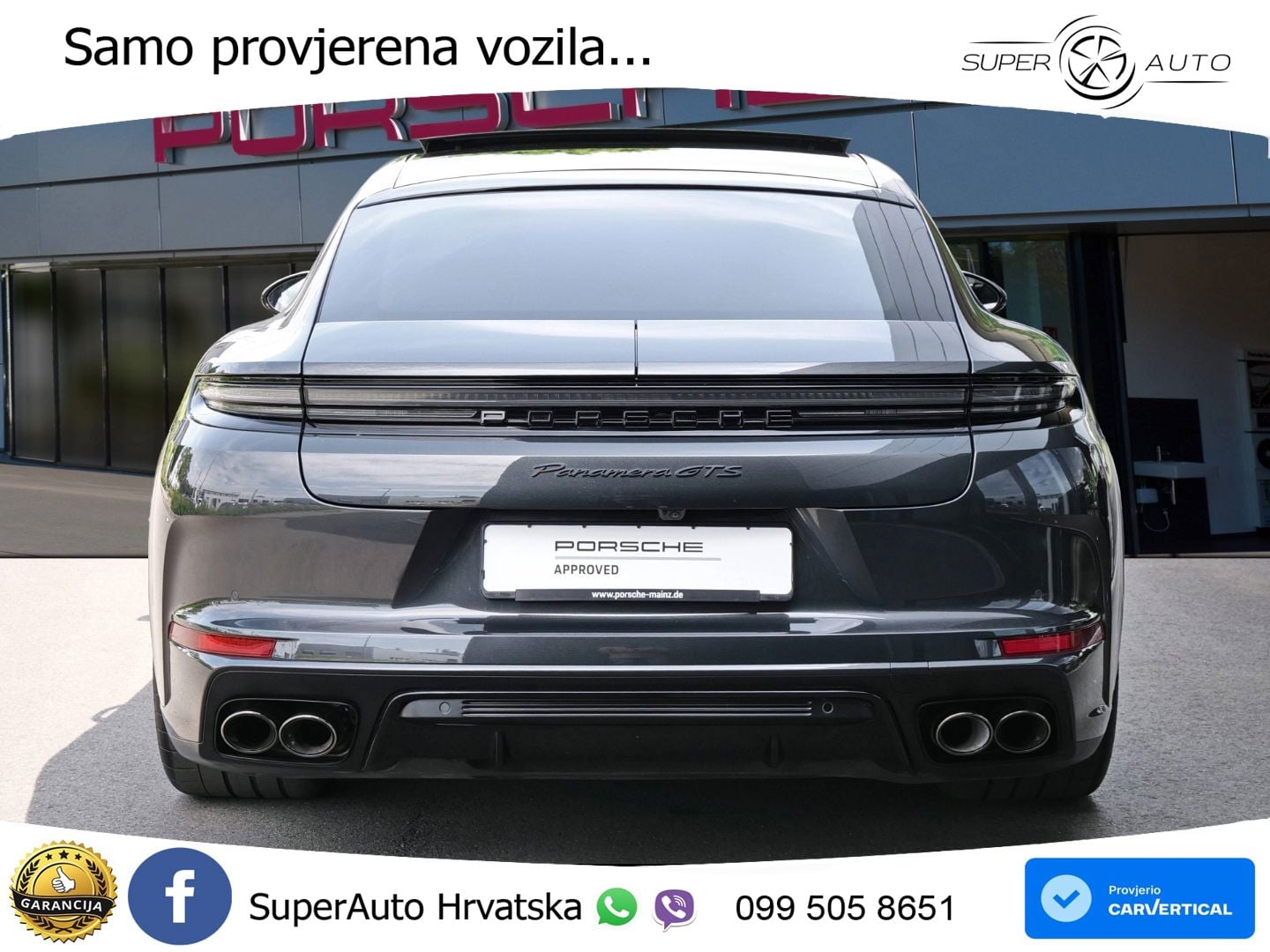 Porsche Panamera GTS 4.0 V8 (500 KS) PDK ACC+HEAD+4xGR SJED+360+PANO