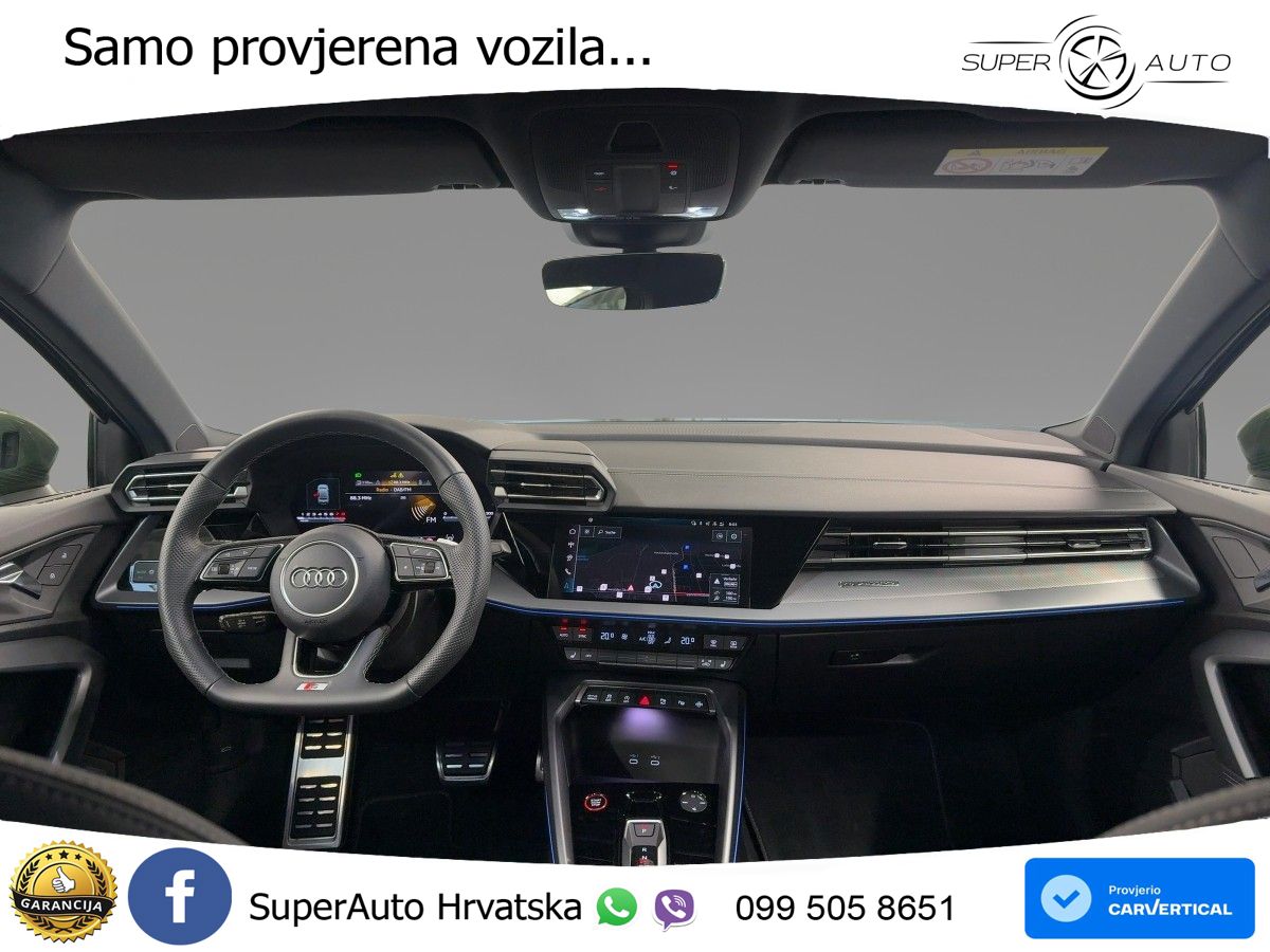 Audi S3 Limuzina 2.0 TFSI (333 KS) quattro S tronic MATRIX+GR SJED+KAM