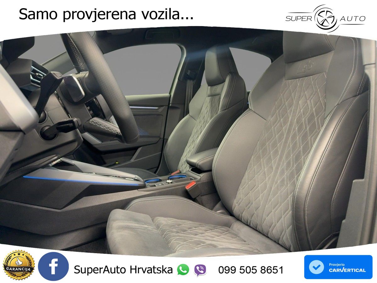 Audi S3 Limuzina 2.0 TFSI (333 KS) quattro S tronic MATRIX+GR SJED+KAM