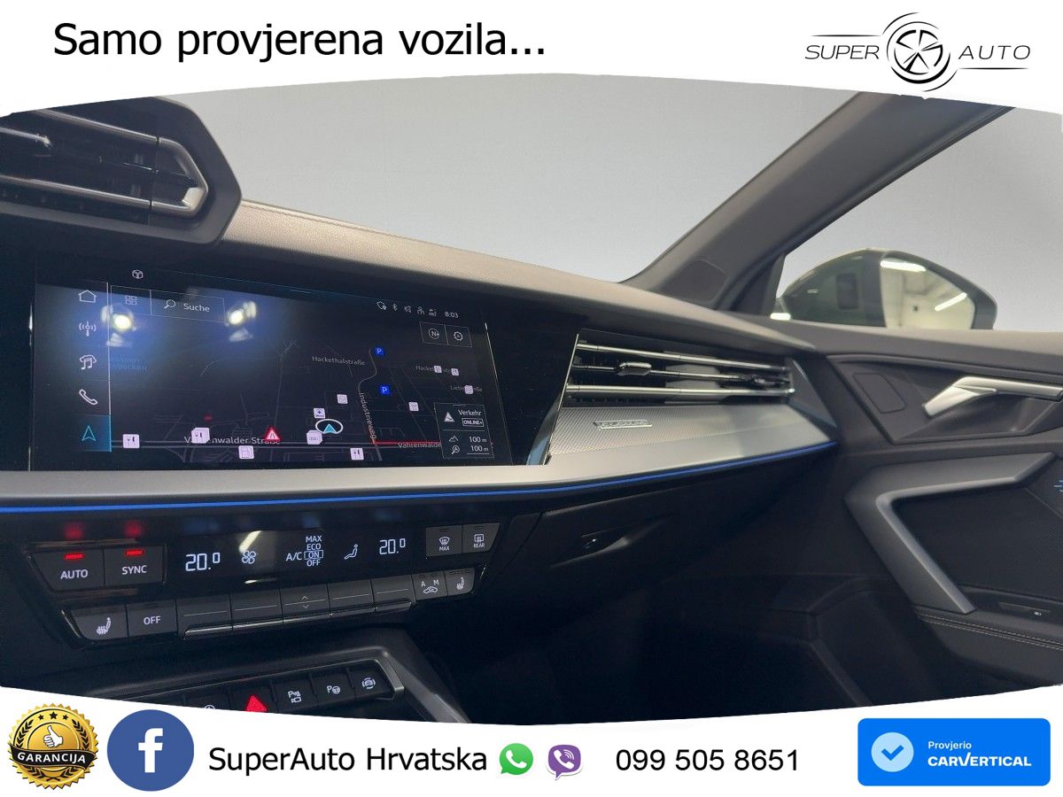 Audi S3 Limuzina 2.0 TFSI (333 KS) quattro S tronic MATRIX+GR SJED+KAM