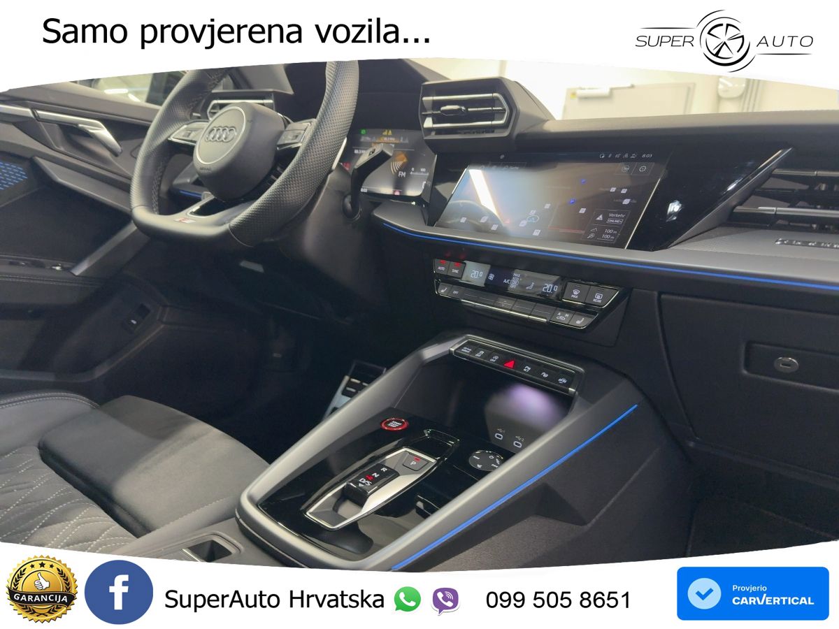 Audi S3 Limuzina 2.0 TFSI (333 KS) quattro S tronic MATRIX+GR SJED+KAM