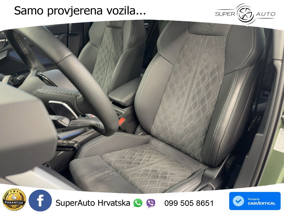 Audi S3 Limuzina 2.0 TFSI (333 KS) quattro S tronic MATRIX+GR SJED+KAM