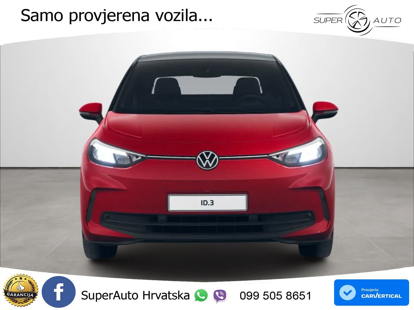 Volkswagen ID.3 Pro 62 kWh (204 KS) LED+GR SJED+ACC