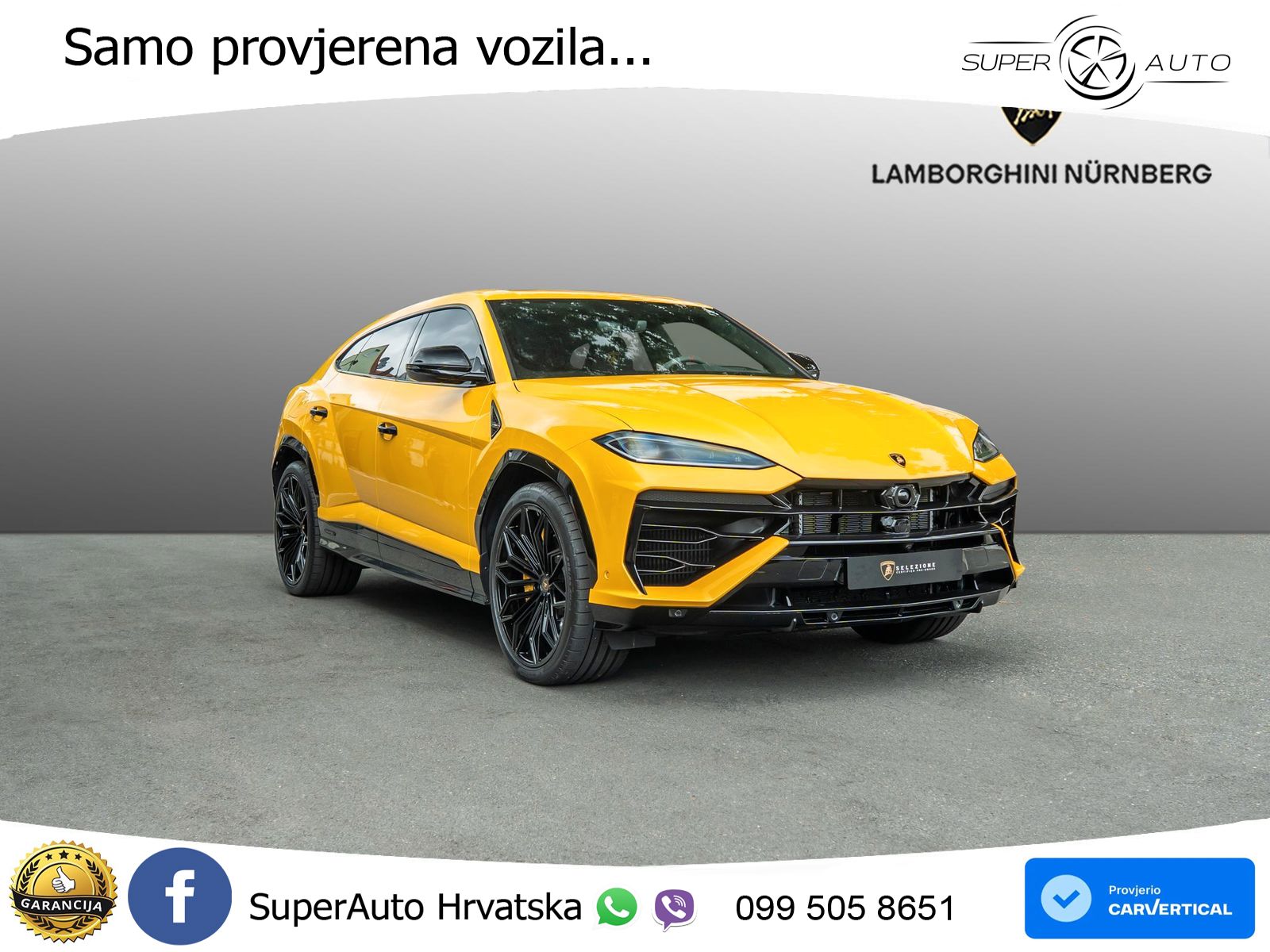 Lamborghini Urus SE 4.0 V8 (800 KS) 4WD Automatic ZRAČNI+ACC+GR SJED+360