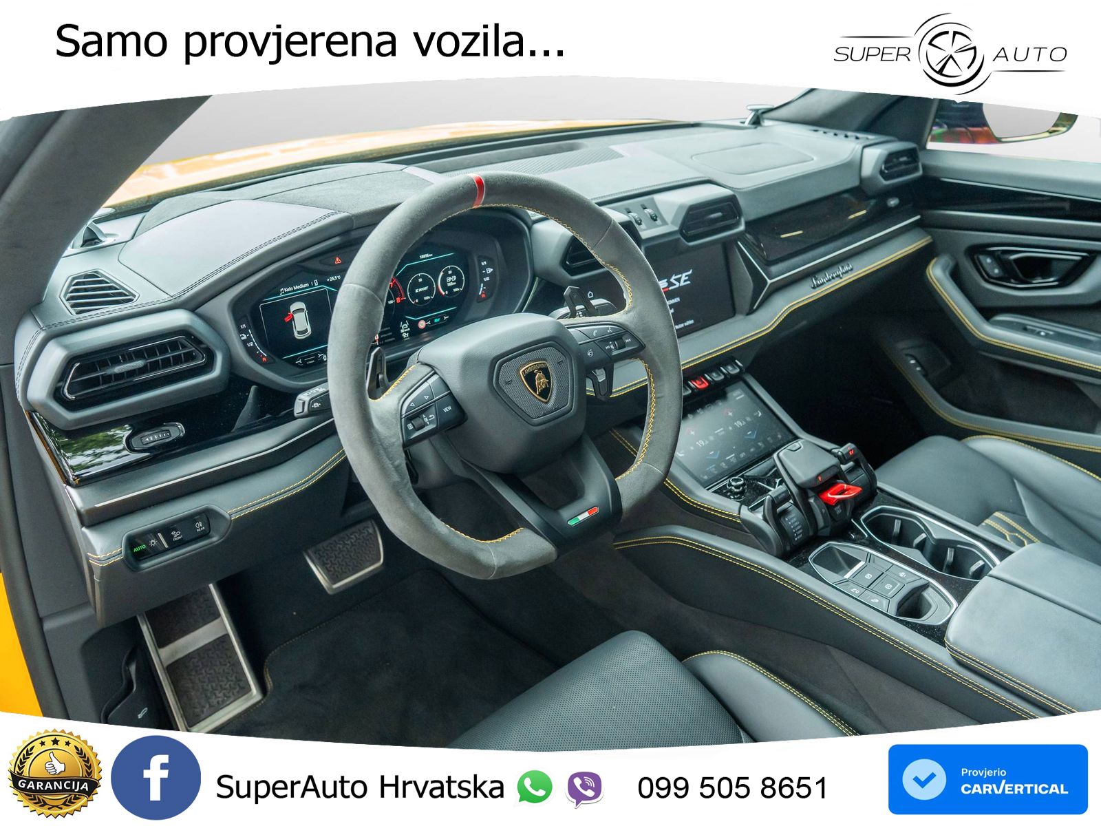 Lamborghini Urus SE 4.0 V8 (800 KS) 4WD Automatic ZRAČNI+ACC+GR SJED+360