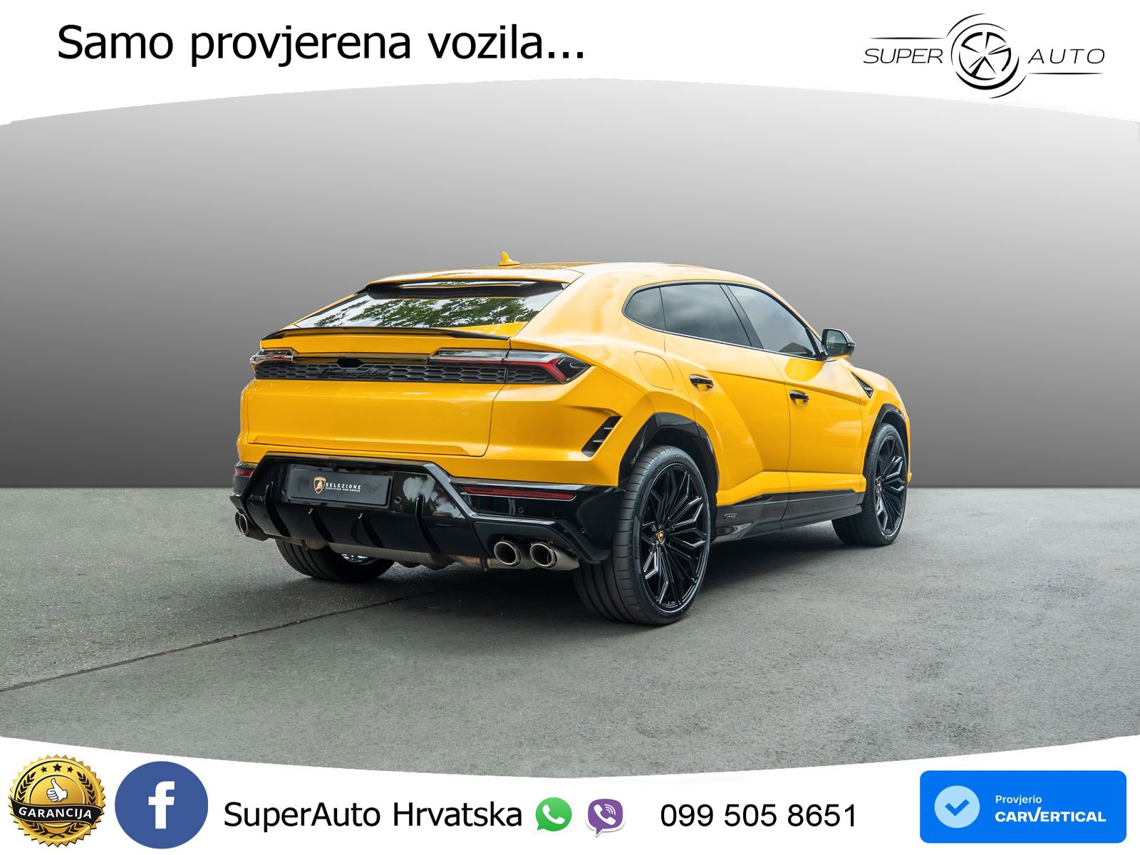 Lamborghini Urus SE 4.0 V8 (800 KS) 4WD Automatic ZRAČNI+ACC+GR SJED+360