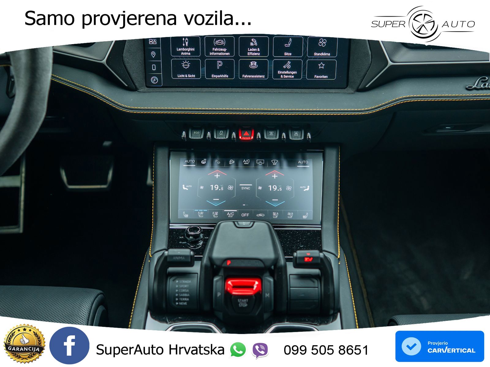 Lamborghini Urus SE 4.0 V8 (800 KS) 4WD Automatic ZRAČNI+ACC+GR SJED+360