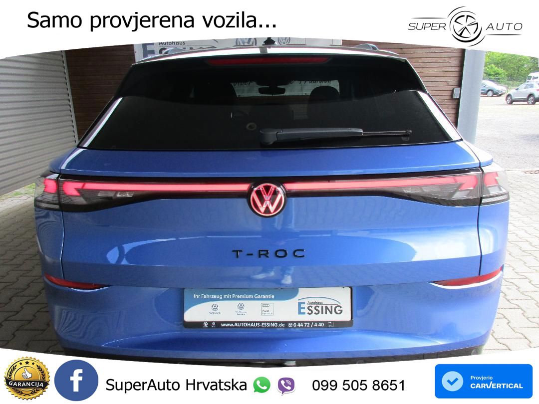 Volkswagen T-Roc 1.5 TSI (150 KS) DSG MATRIX+GR SJED+KAM