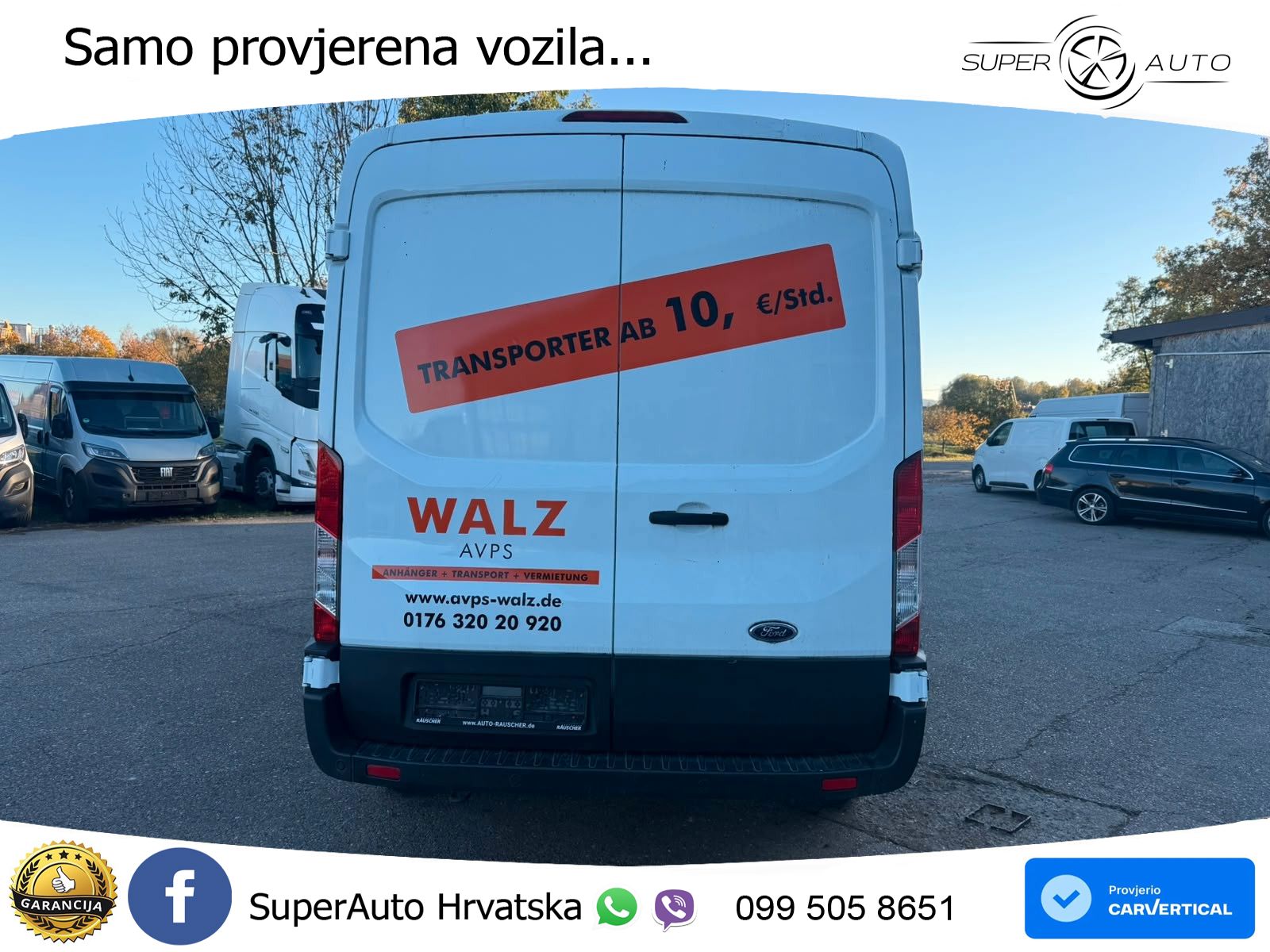 Ford Transit Kasten 350 L3 Trend Automatik Leder Temp 170 KS