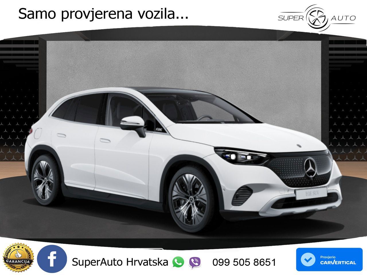 Mercedes EQE SUV 300 100 kWh (265 KS) ACC+GR SJED+360+PANO