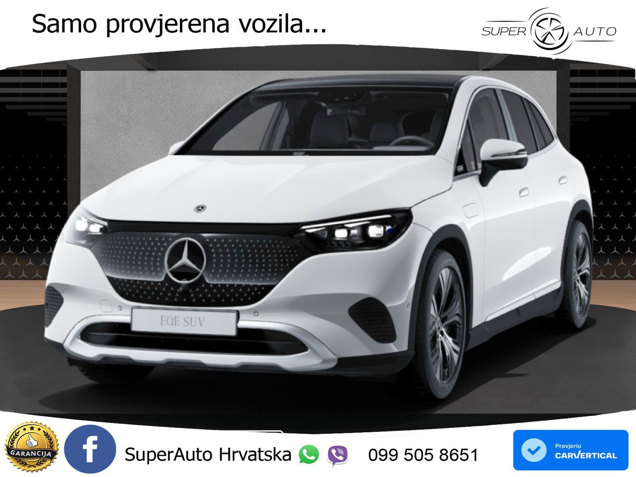 Mercedes EQE SUV 300 100 kWh (265 KS) ACC+GR SJED+360+PANO