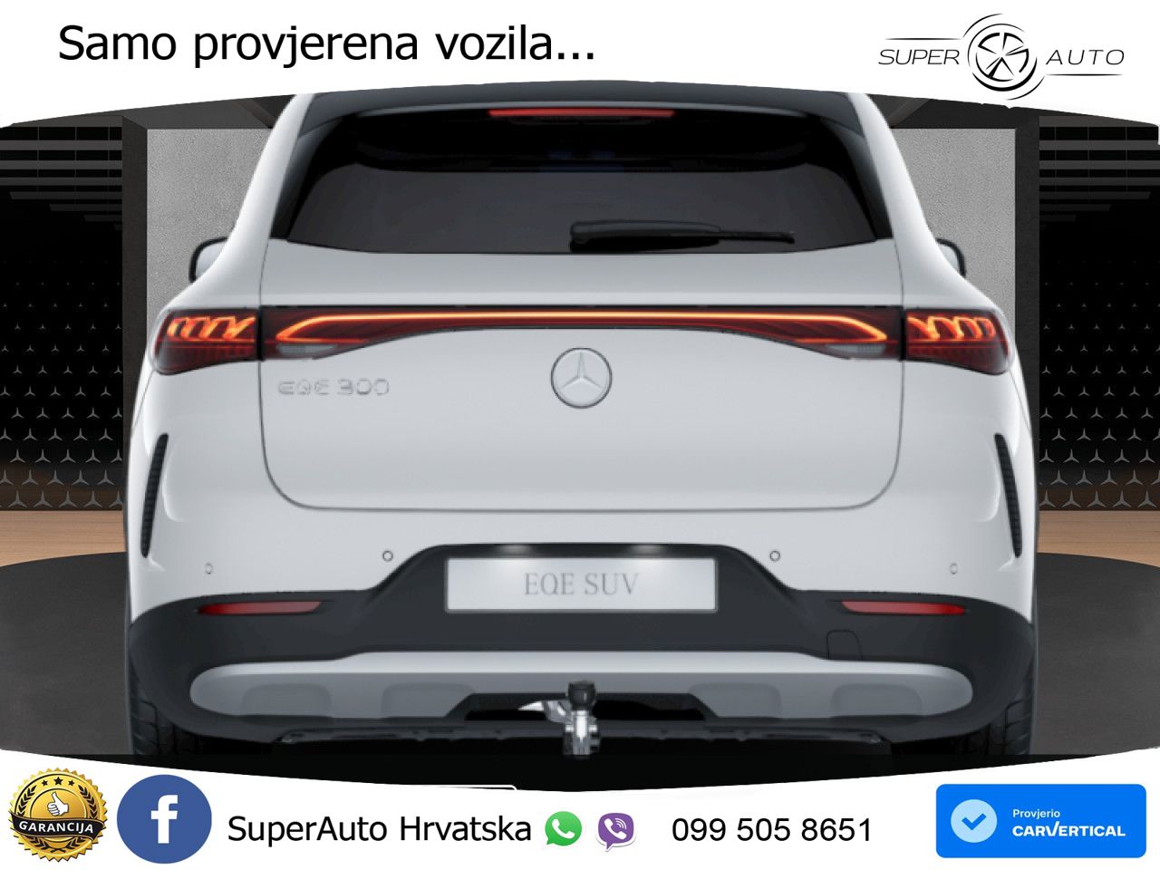 Mercedes EQE SUV 300 100 kWh (265 KS) ACC+GR SJED+360+PANO