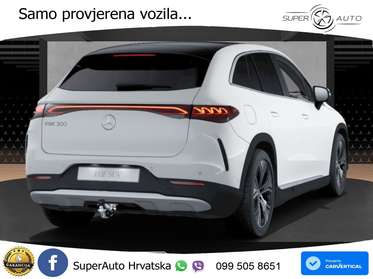 Mercedes EQE SUV 300 100 kWh (265 KS) ACC+GR SJED+360+PANO
