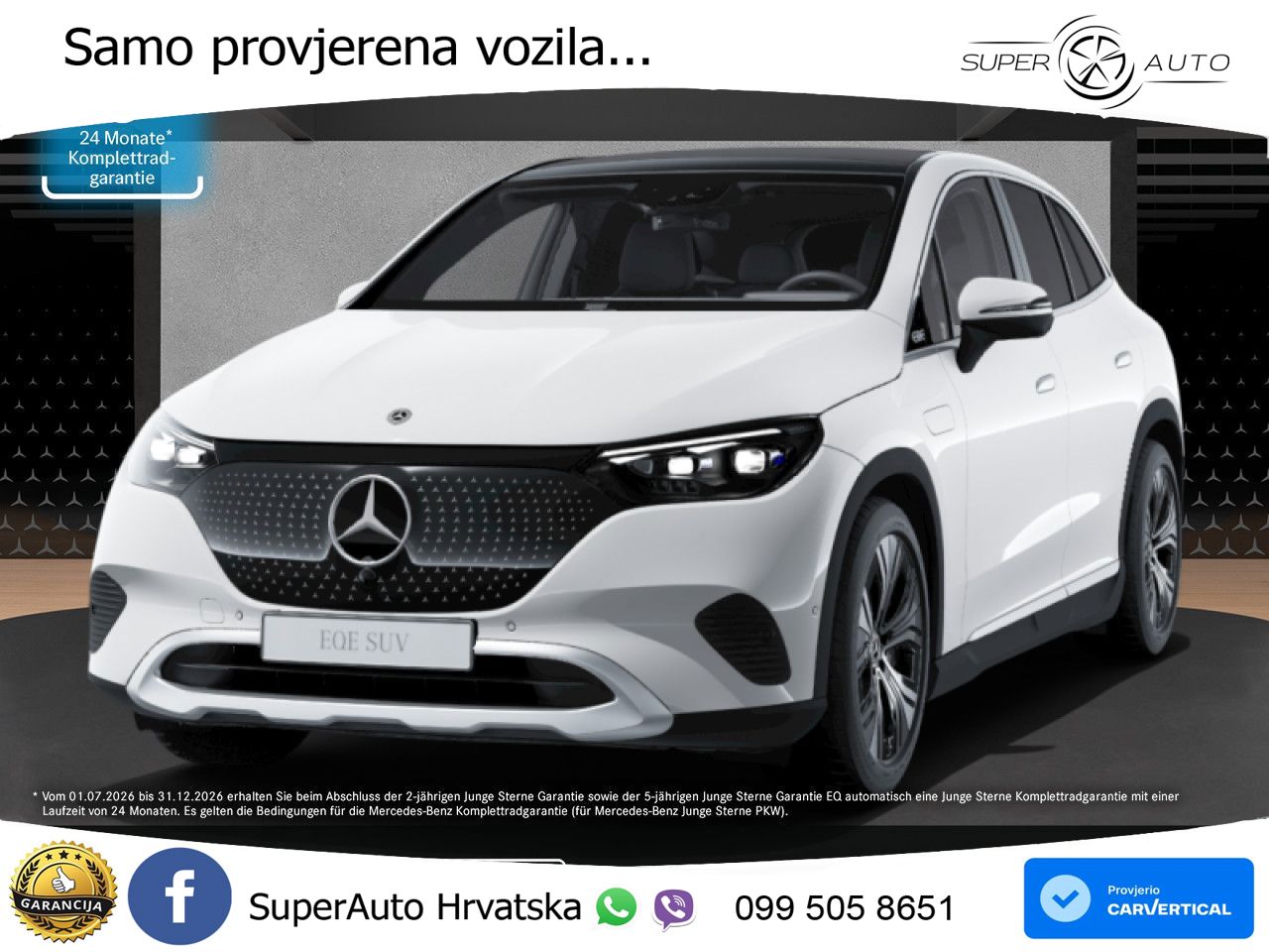 Mercedes EQE SUV 300 100 kWh (265 KS) ACC+GR SJED+360+PANO