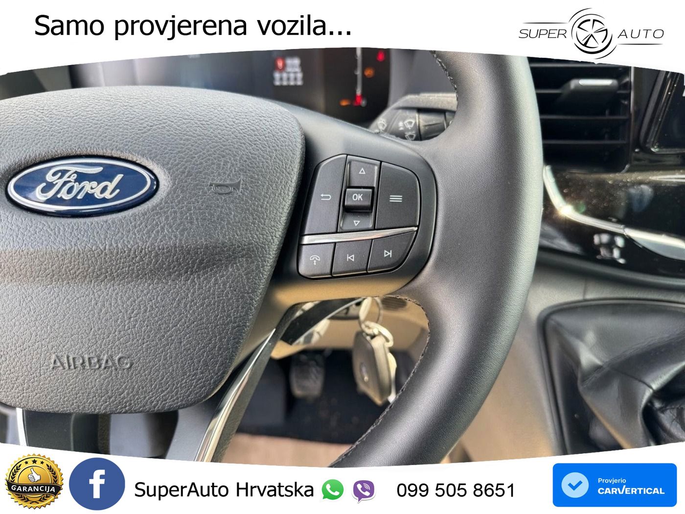 Ford Transit Pritsche DoKa Trend 350 L3 AHK*SHZ*CAM*P 165 KS