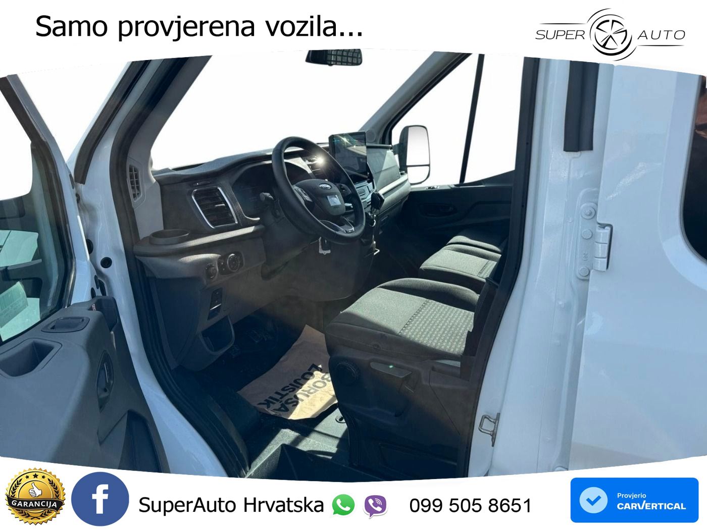 Ford Transit Pritsche DoKa Trend 350 L3 AHK*SHZ*CAM*P 165 KS