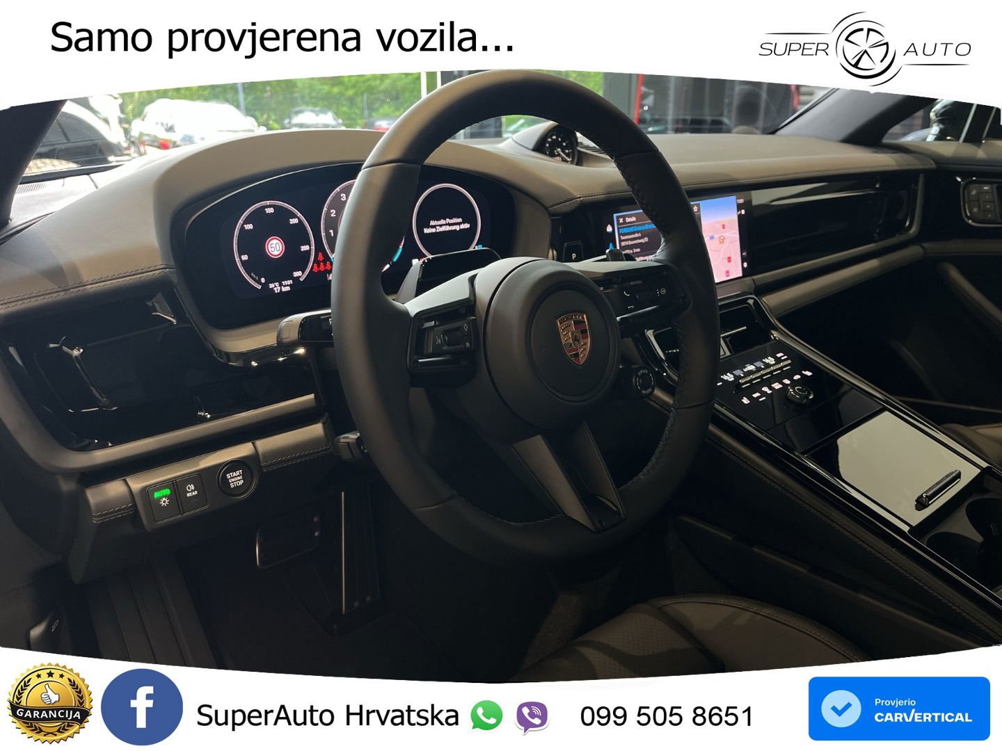 Porsche Panamera 4 2.9 V6 (470 KS) E-Hybrid PDK ZRAČNI+ACC+GR SJED+KAM
