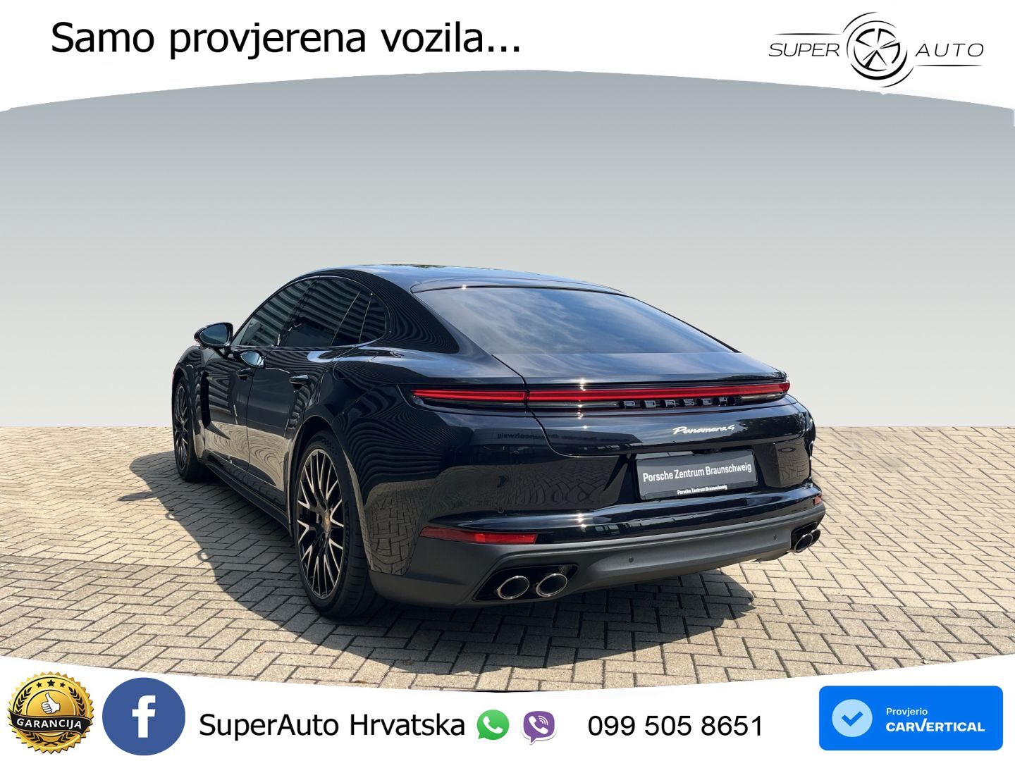 Porsche Panamera 4 2.9 V6 (470 KS) E-Hybrid PDK ZRAČNI+ACC+GR SJED+KAM